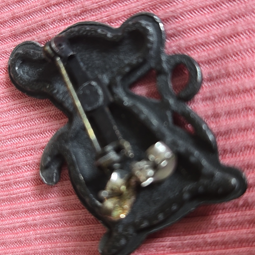 Vintage Mouse Brooch With Earrings - Picture 2 of 2
